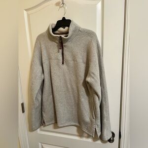 True Grit Men's Gray Quarter-Zip Sweater jacket